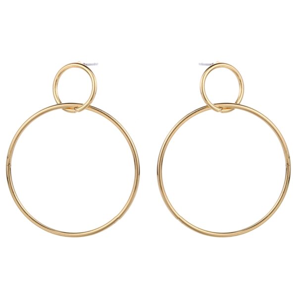 Gemini Earrings Gold