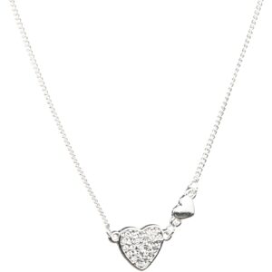 Gemini Heart Necklace HK866-20COL02 Silver
