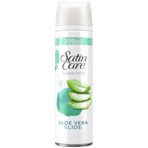 Gillette Venus Satin Care Shave Gel Aloe Vera Glide Sensitive Skin 200