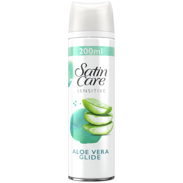 Gillette Venus Satin Care Shave Gel Aloe Vera Glide Sensitive Skin 200