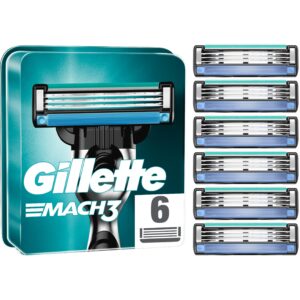Gillette Mach3 Men&apos;s Razor Blade Refills 6 st