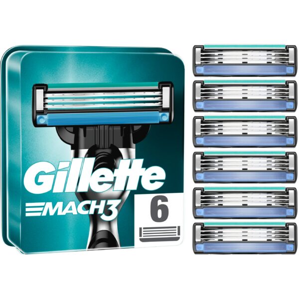 Gillette Mach3 Men&apos;s Razor Blade Refills 6 st