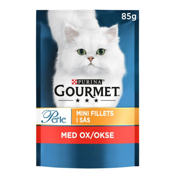 Gourmet Perle Mini Fillets i Saus Oksekjøtt 85 g