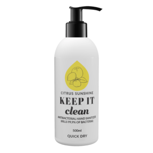 Grazette KEEP IT Clean HandSanitizer Citrus Sunshine 500 ml
