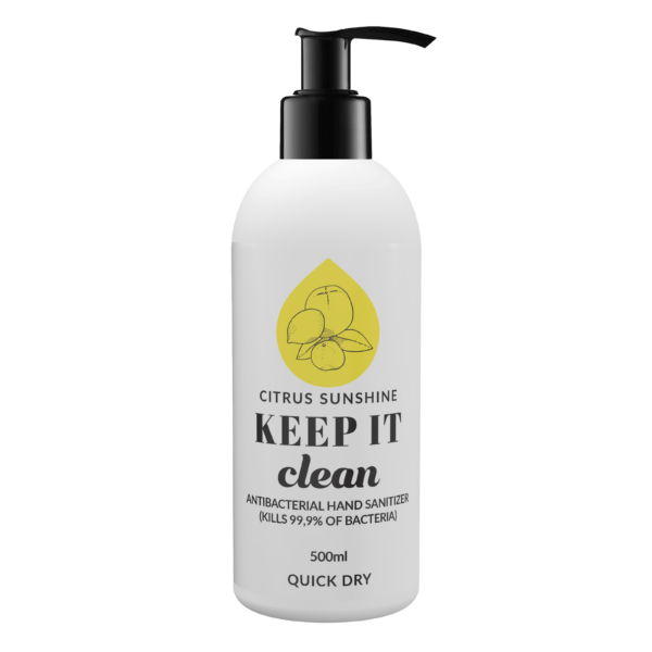 Grazette KEEP IT Clean HandSanitizer Citrus Sunshine 500 ml