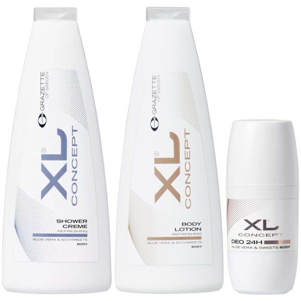 Grazette TRIO XL Shower/Bodlotion/Deo 400/400/75ml