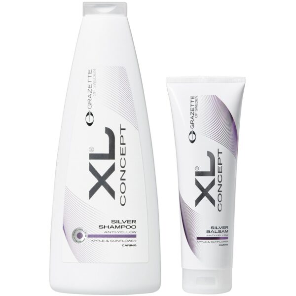 Grazette DUO XL Silver Shampoo & Condtioner 400/250ml