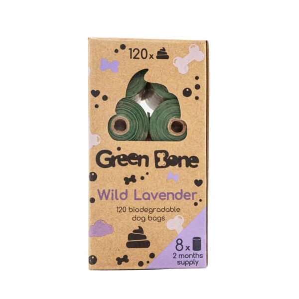 Green Bone Hundeposer Wild Lavender Refill (120-pakke)