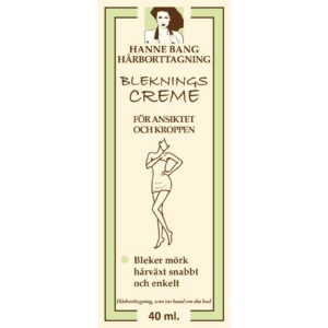 Hanne Bang Hair Removal Bleaching Cream 40 ml