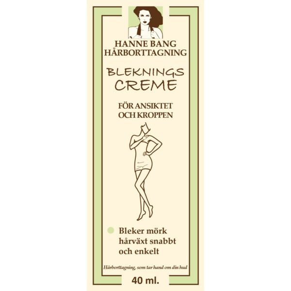 Hanne Bang Hair Removal Bleaching Cream 40 ml