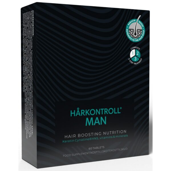 Hårkontroll Man Hair Boosting Nutrition 60 st