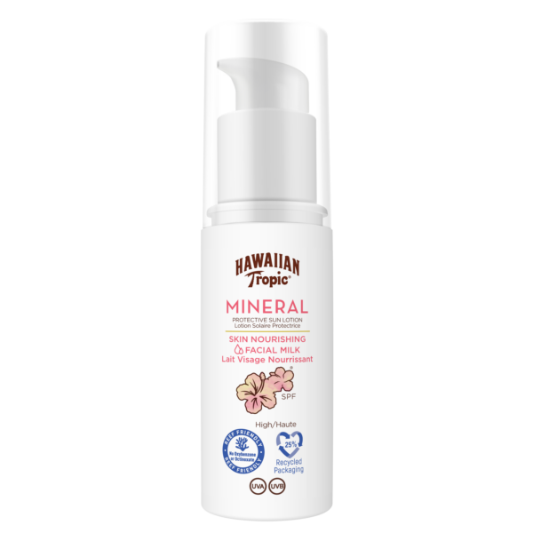 Hawaiian Tropic Mineral Sun Milk Face SPF30  50 ml