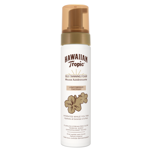 Hawaiian Tropic Self-Tanning Foam Light/Medium  200 ml