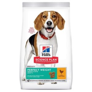 Hill's Science Plan Dog Adult Medium Perfect Weight Chicken (2 kg)