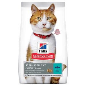 Hill's Science Plan Cat Young Adult Sterilised Tunfisk (15 kg)