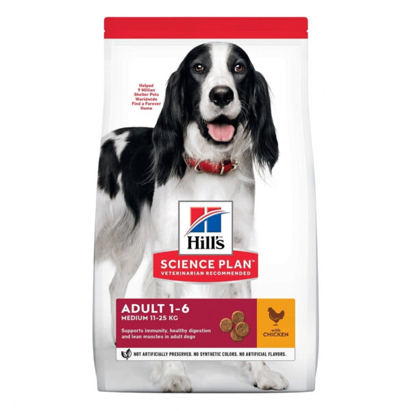 Hill's Science Plan Dog Adult Medium Chicken (2