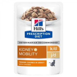 Hill's Prescription Diet Feline k/d j/d Kidney + Mobility Chicken 12x85 g