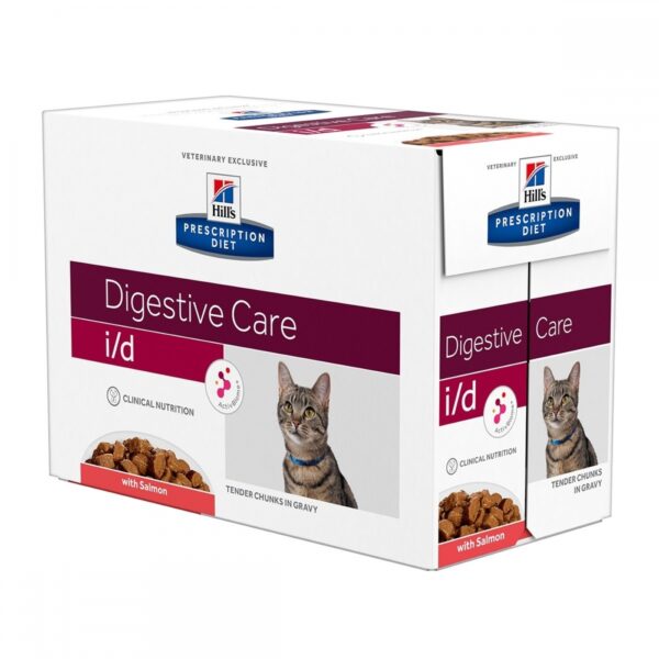 Hill's Prescription Diet Feline i/d Digestive Care Salmon 12x85 g