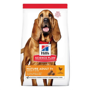 Hill's Science Plan Dog Mature Adult Light Medium Breed Kylling (14 kg)