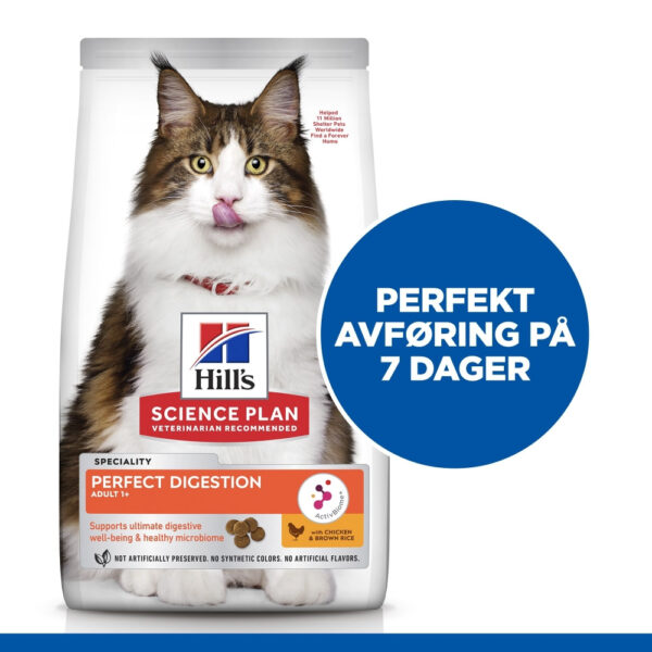 Hill's Science Plan Cat Adult 1+ Perfect Digestion Chicken & Brown Rice (7 kg)