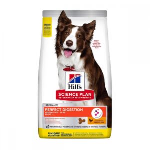 Hill's Science Plan Dog Adult 1+ Medium Perfect Digestion Chicken & Brown Rice 14 kg