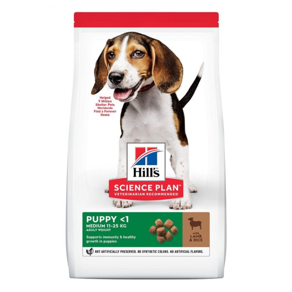 Hill's Science Plan Puppy Medium Lamb & Rice (2