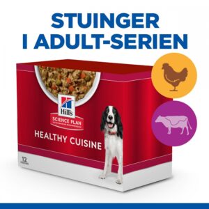 Hill's Science Plan Canine Adult Healthy Cuisine Chicken & Beef 12x90 g