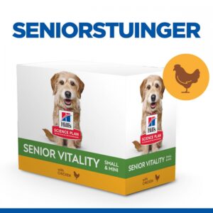 Hill's Science Plan Canine Senior  Small & Mini Vitality Stew Chicken 12x80 g