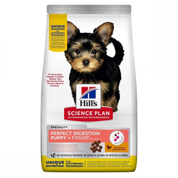 Hill's Science Plan Puppy Small & Mini Perfect Digestion Chicken (3 kg)