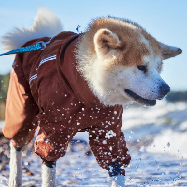 Hurtta Mudventure ECO Hundeoverall Rødbrun (30M)