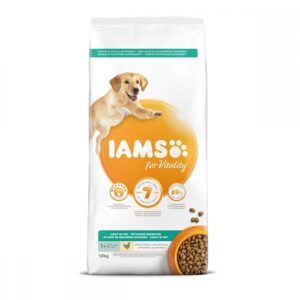 Iams for Vitality Dog Adult Light In Fat Chicken 12 kg