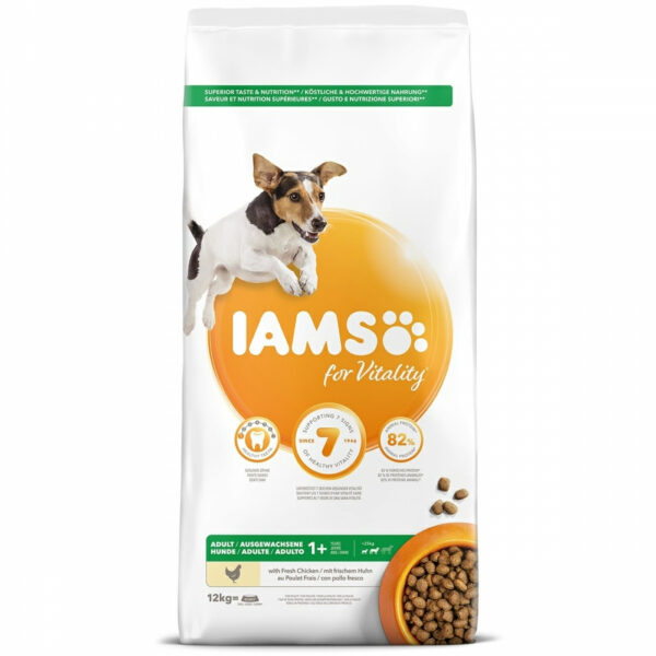 Iams for Vitality Dog Adult Small & Medium 12 kg