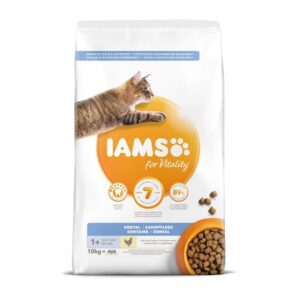 Iams for Vitality Cat Adult Dental Chicken (10 kg)