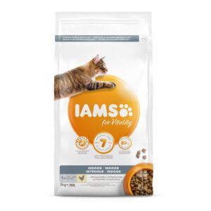 Iams for Vitality Cat Adult Indoor Chicken (3 kg)