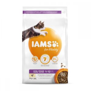 Iams for Vitality Cat Kitten Chicken (3 kg)