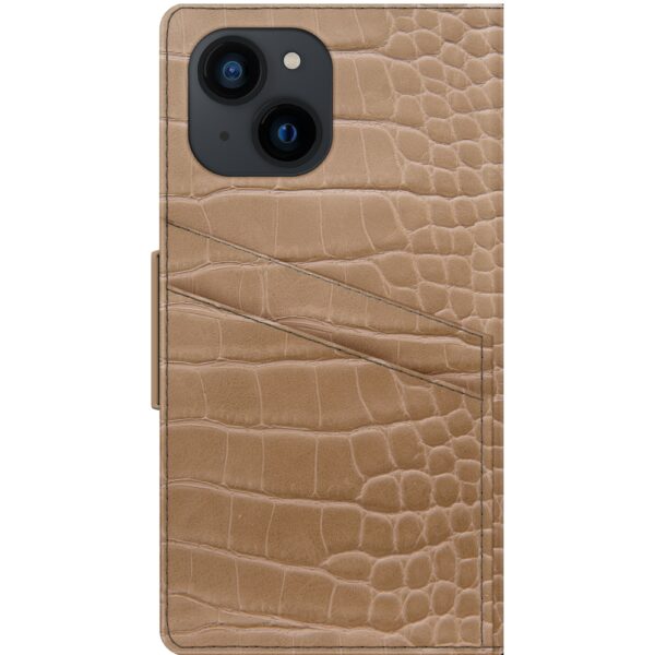 iDeal of Sweden iPhone 13 Mini Atelier Wallet Camel Croco