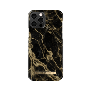 iDeal of Sweden iPhone 12/12 Pro Fashion Case Golden Smoke Marble
