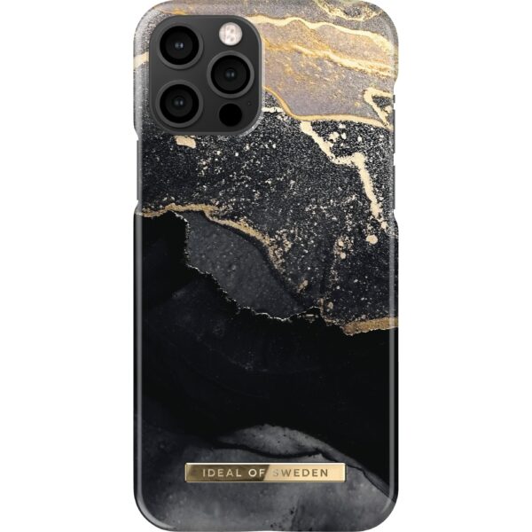 iDeal of Sweden iPhone 12/12 Pro Fashion Case Golden Twilight Marble