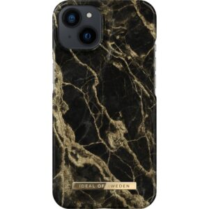 iDeal of Sweden iPhone 13 Fashion Case Golden Smoke Marble
