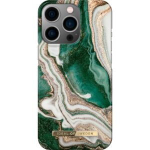 iDeal of Sweden iPhone 13 Pro Fashion Case Golden Jade Marble