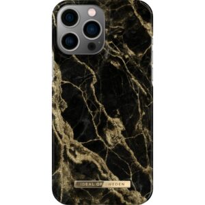 iDeal of Sweden iPhone 13 Pro Max Fashion Case Golden Smoke Marble