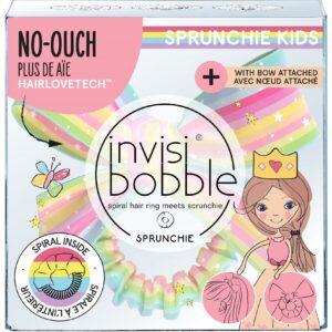 Invisibobble Kids Slim Sprunchie w. BOW Let‘s Chase Rainbows