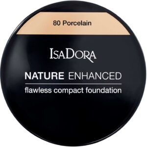 IsaDora Nature Enhanced Flawless Compact Foundation 80 Porcelain