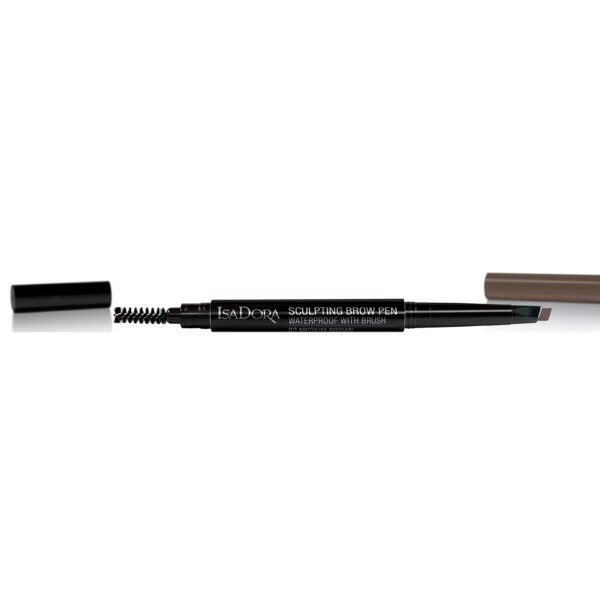 IsaDora Sculpting Brow Pen Waterproof With Brush 82 Medium Brown