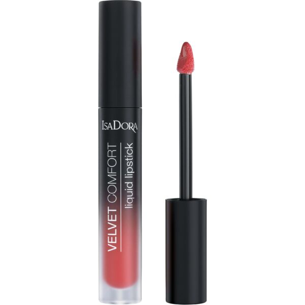 IsaDora Velvet Comfort Velvet Comfort Liquid Lipstick 55 Coral Rush