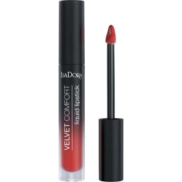 IsaDora Velvet Comfort Velvet Comfort Liquid Lipstick 57 Hot Coral