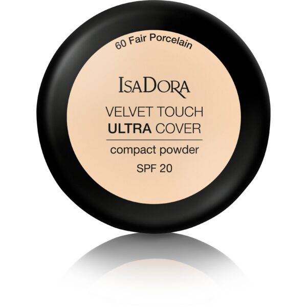 IsaDora Velvet Touch Ultra Cover Compact Power Spf 20  60 Fair Porcela