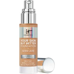 IT Cosmetics Your Skin But Better Foundation + Skincare 40 Tan Cool