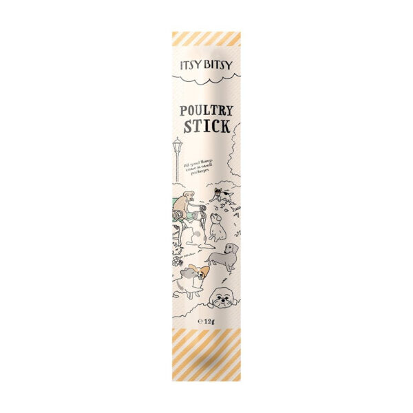 ItsyBitsy Hund stick kylling 12 g