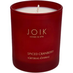 JOIK Organic Scented Candle Spiced Cranberry -Limited Edition Christma